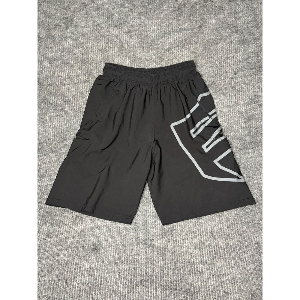 Berserk Y2KBlack Athletic Training Shorts Oversized Graphic Logo Streetwear Sz S